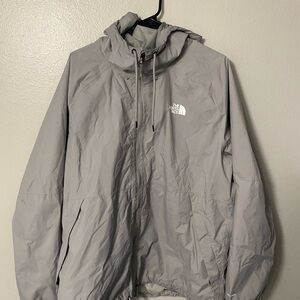 The North Face Men's Light Gray Windbreaker